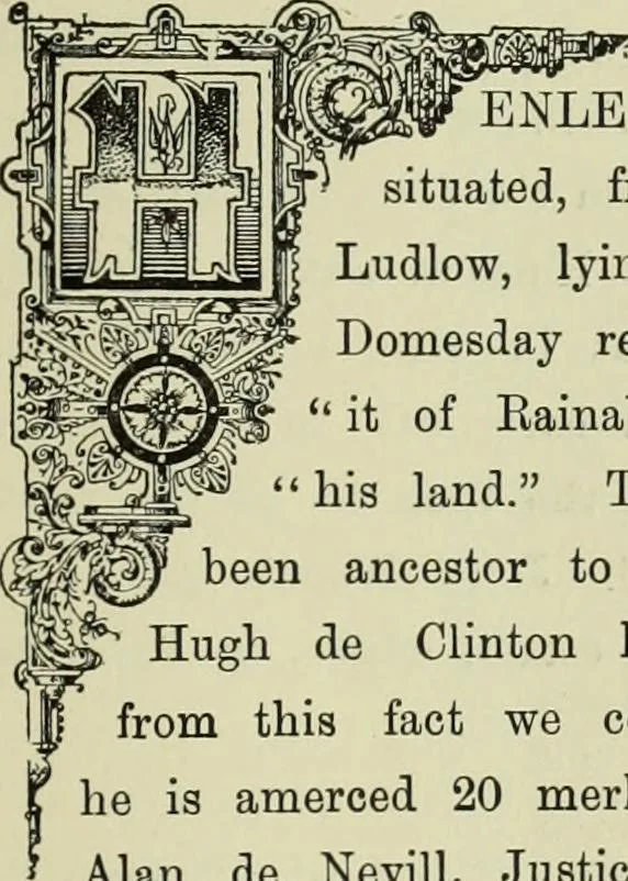 An illustration from The county seats of Shropshire : a series of descriptive sketches, with historical and antiquarian notes, of the principal family mansions, 1891, leaf 580