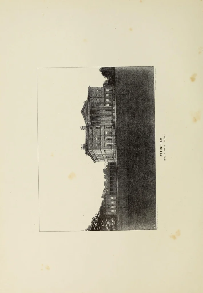 An illustration from The county seats of Shropshire : a series of descriptive sketches, with historical and antiquarian notes, of the principal family mansions, 1891, leaf 61