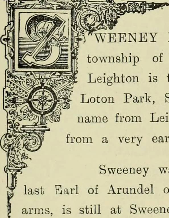 An illustration from The county seats of Shropshire : a series of descriptive sketches, with historical and antiquarian notes, of the principal family mansions, 1891, leaf 610