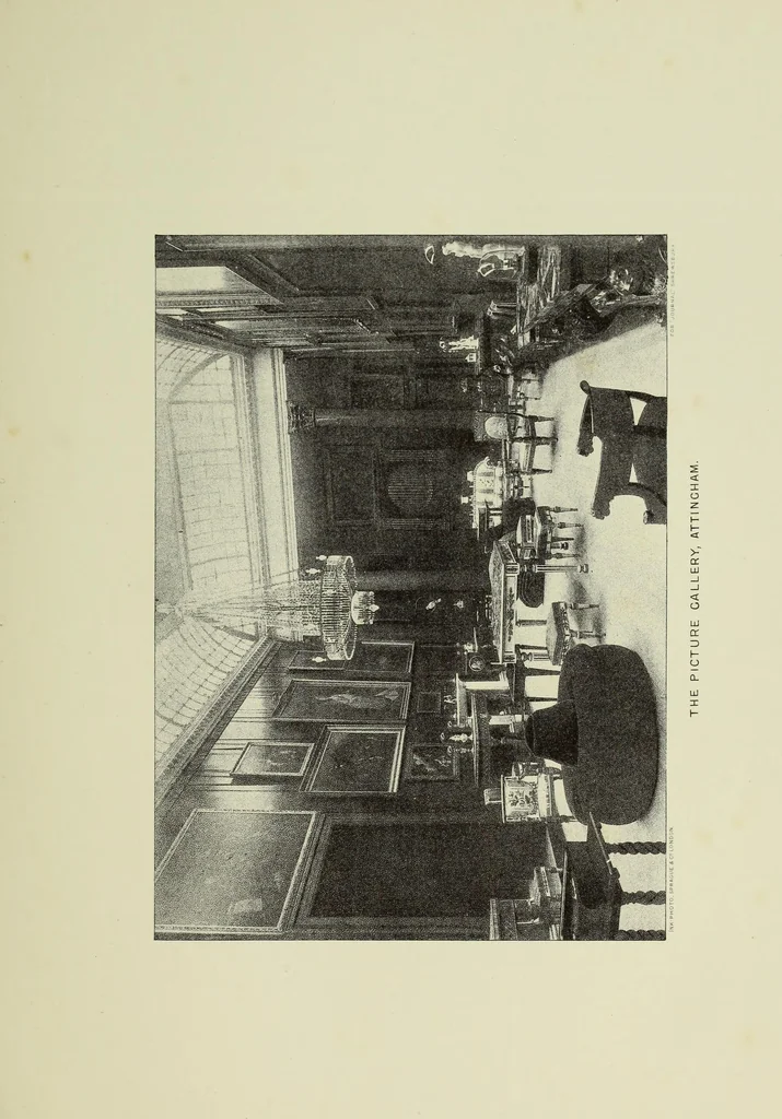 An illustration from The county seats of Shropshire : a series of descriptive sketches, with historical and antiquarian notes, of the principal family mansions, 1891, leaf 66