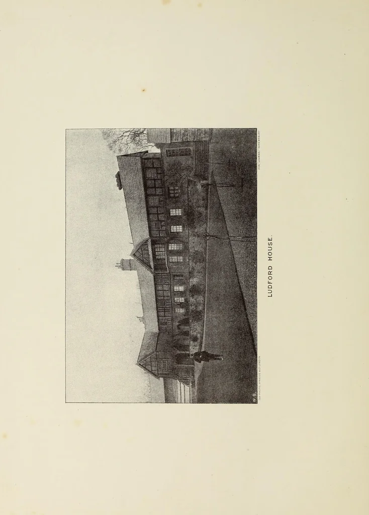 An illustration from The county seats of Shropshire : a series of descriptive sketches, with historical and antiquarian notes, of the principal family mansions, 1891, leaf 77