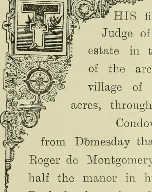 An illustration from The county seats of Shropshire : a series of descriptive sketches, with historical and antiquarian notes, of the principal family mansions, 1891, leaf 96
