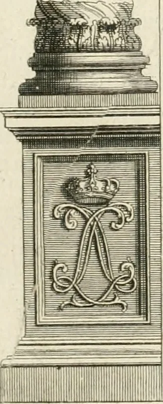 An illustration from Cours d'architecture : qui comprend Les ordres de Vignole, avec des commentaires, les figures & les descriptions de ses plus beaux bâtimens, & de ceux de Michel-Ange, des instructions et des preceptes, & plusieurs nouveaux desseins concernans la distribution & la décoration, la matière & la construction des édifices, la maçonnerie, la charpenterie, la couverture, la serrurerie, la menuiserie, le jardinage, & géneralement tout ce qui regarde l'art de bastir, 1738, leaf 192