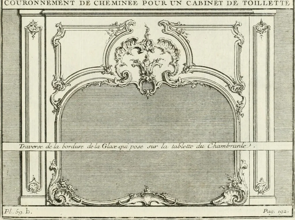 An illustration from Cours d'architecture : qui comprend Les ordres de Vignole, avec des commentaires, les figures & les descriptions de ses plus beaux bâtimens, & de ceux de Michel-Ange, des instructions et des preceptes, & plusieurs nouveaux desseins concernans la distribution & la décoration, la matière & la construction des édifices, la maçonnerie, la charpenterie, la couverture, la serrurerie, la menuiserie, le jardinage, & géneralement tout ce qui regarde l'art de bastir, 1738, leaf 272