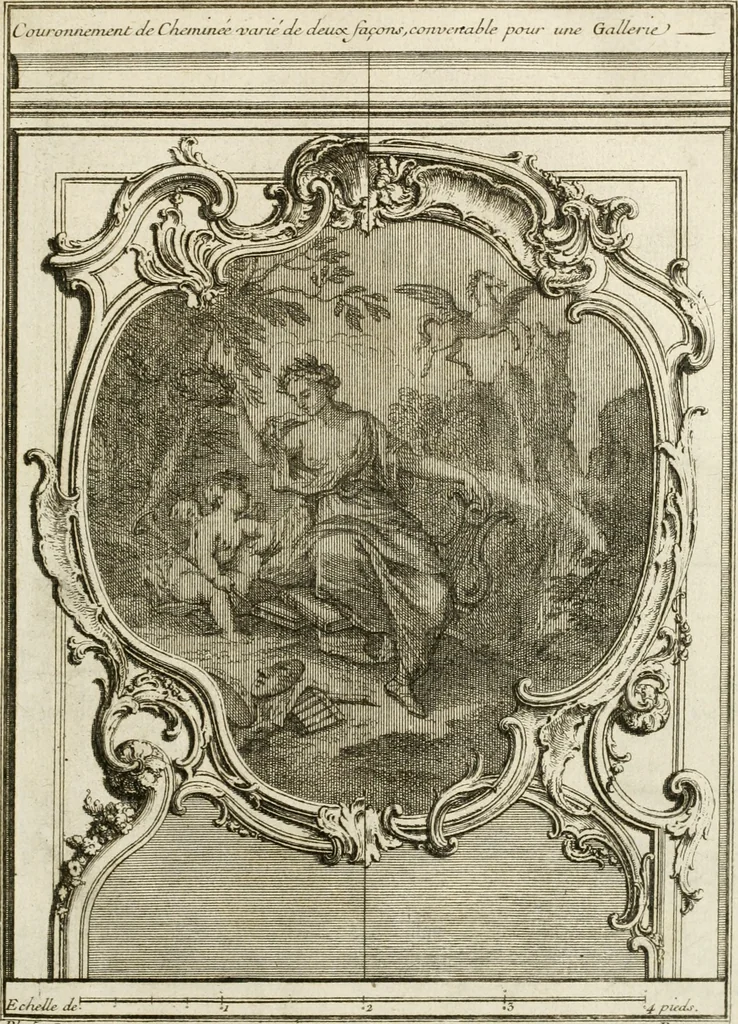 An illustration from Cours d'architecture : qui comprend Les ordres de Vignole, avec des commentaires, les figures & les descriptions de ses plus beaux bâtimens, & de ceux de Michel-Ange, des instructions et des preceptes, & plusieurs nouveaux desseins concernans la distribution & la décoration, la matière & la construction des édifices, la maçonnerie, la charpenterie, la couverture, la serrurerie, la menuiserie, le jardinage, & géneralement tout ce qui regarde l'art de bastir, 1738, leaf 274