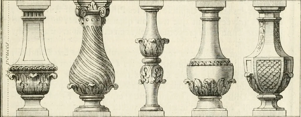 An illustration from Cours d'architecture : qui comprend Les ordres de Vignole, avec des commentaires, les figures & les descriptions de ses plus beaux bâtimens, & de ceux de Michel-Ange, des instructions et des preceptes, & plusieurs nouveaux desseins concernans la distribution & la décoration, la matière & la construction des édifices, la maçonnerie, la charpenterie, la couverture, la serrurerie, la menuiserie, le jardinage, & géneralement tout ce qui regarde l'art de bastir, 1738, leaf 518
