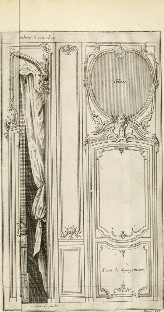 An illustration from Cours d'architecture : qui comprend Les ordres de Vignole, avec des commentaires, les figures & les descriptions de ses plus beaux bâtimens, & de ceux de Michel-Ange, des instructions et des preceptes, & plusieurs nouveaux desseins concernans la distribution & la décoration, la matière & la construction des édifices, la maçonnerie, la charpenterie, la couverture, la serrurerie, la menuiserie, le jardinage, & géneralement tout ce qui regarde l'art de bastir, 1738, leaf 570