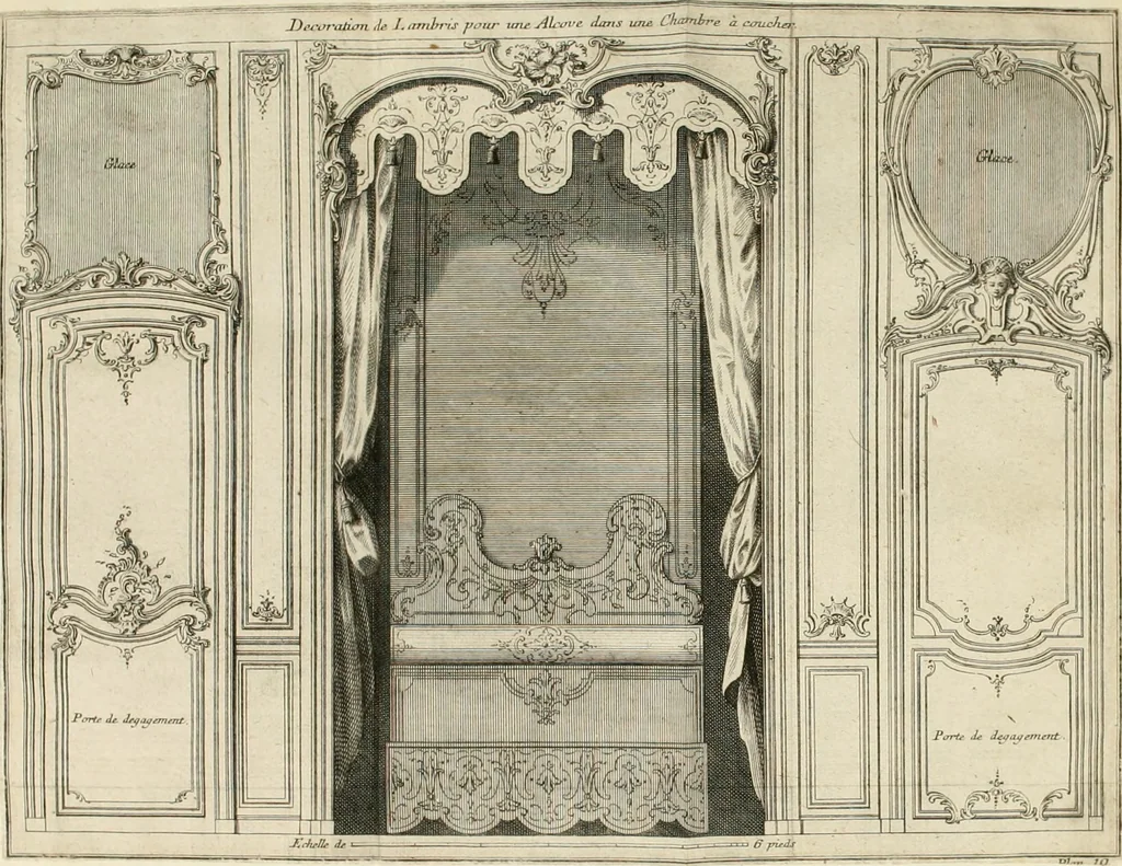 An illustration from Cours d'architecture : qui comprend Les ordres de Vignole, avec des commentaires, les figures & les descriptions de ses plus beaux bâtimens, & de ceux de Michel-Ange, des instructions et des preceptes, & plusieurs nouveaux desseins concernans la distribution & la décoration, la matière & la construction des édifices, la maçonnerie, la charpenterie, la couverture, la serrurerie, la menuiserie, le jardinage, & géneralement tout ce qui regarde l'art de bastir, 1738, leaf 571