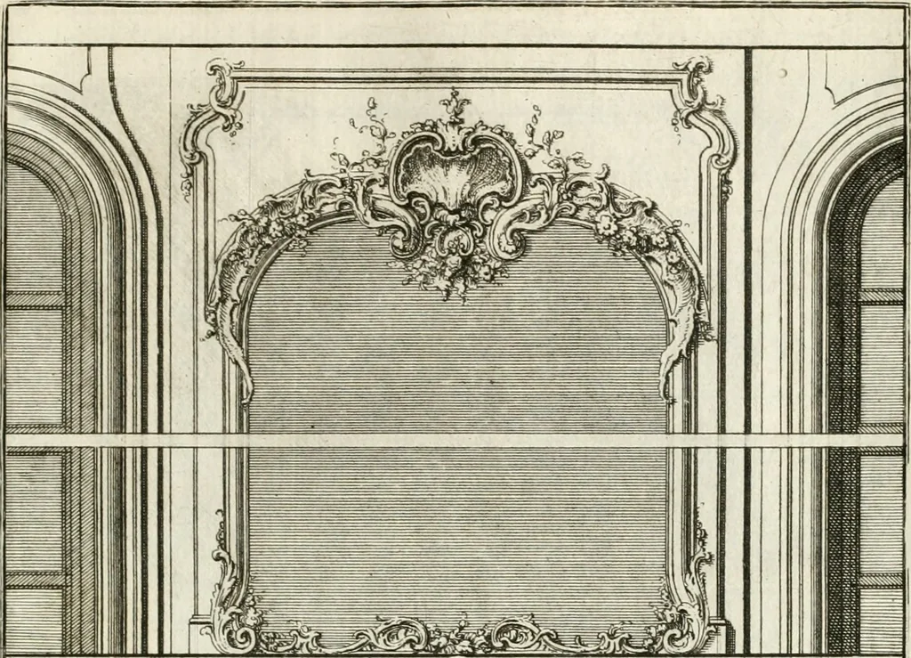 An illustration from Cours d'architecture : qui comprend Les ordres de Vignole, avec des commentaires, les figures & les descriptions de ses plus beaux bâtimens, & de ceux de Michel-Ange, des instructions et des preceptes, & plusieurs nouveaux desseins concernans la distribution & la décoration, la matière & la construction des édifices, la maçonnerie, la charpenterie, la couverture, la serrurerie, la menuiserie, le jardinage, & géneralement tout ce qui regarde l'art de bastir, 1738, leaf 592