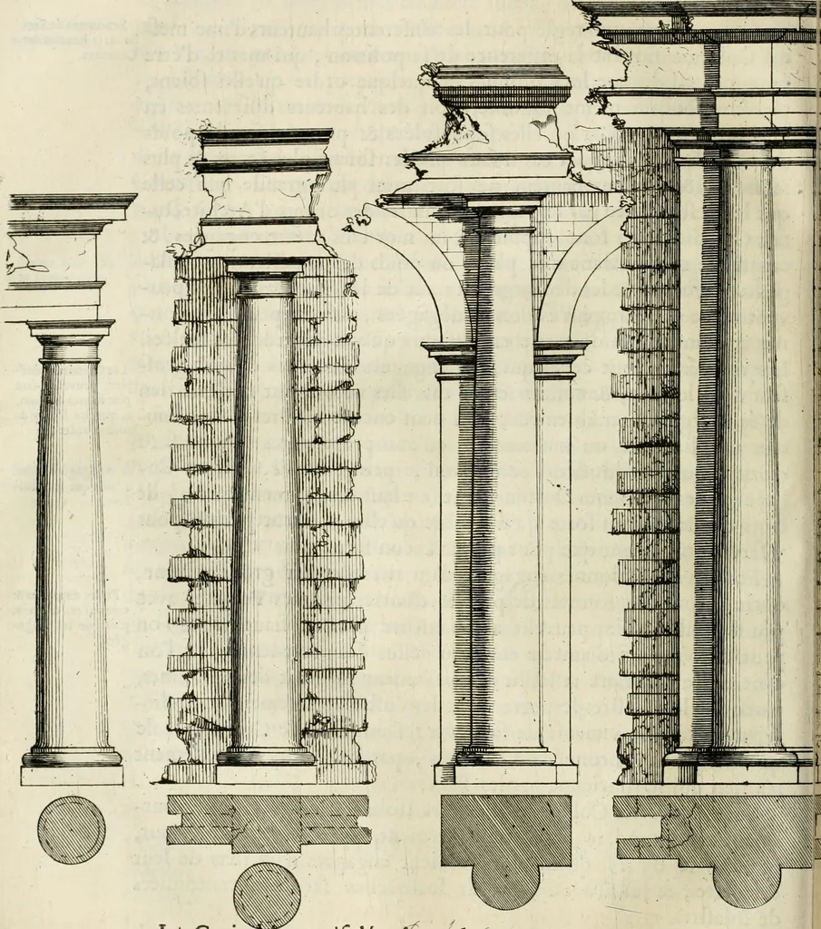 An illustration from Cours d'architecture enseigné dans l'Academie royale d'architecture : premiere[-cinquième] partie ..., 1675, leaf 219