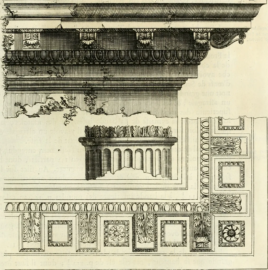 An illustration from Cours d'architecture enseigné dans l'Academie royale d'architecture : premiere[-cinquième] partie ..., 1675, leaf 324
