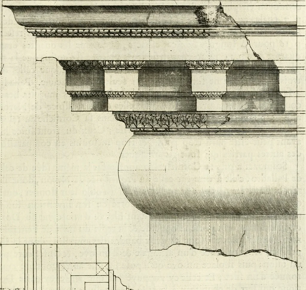 An illustration from Cours d'architecture enseigné dans l'Academie royale d'architecture : premiere[-cinquième] partie ..., 1675, leaf 330