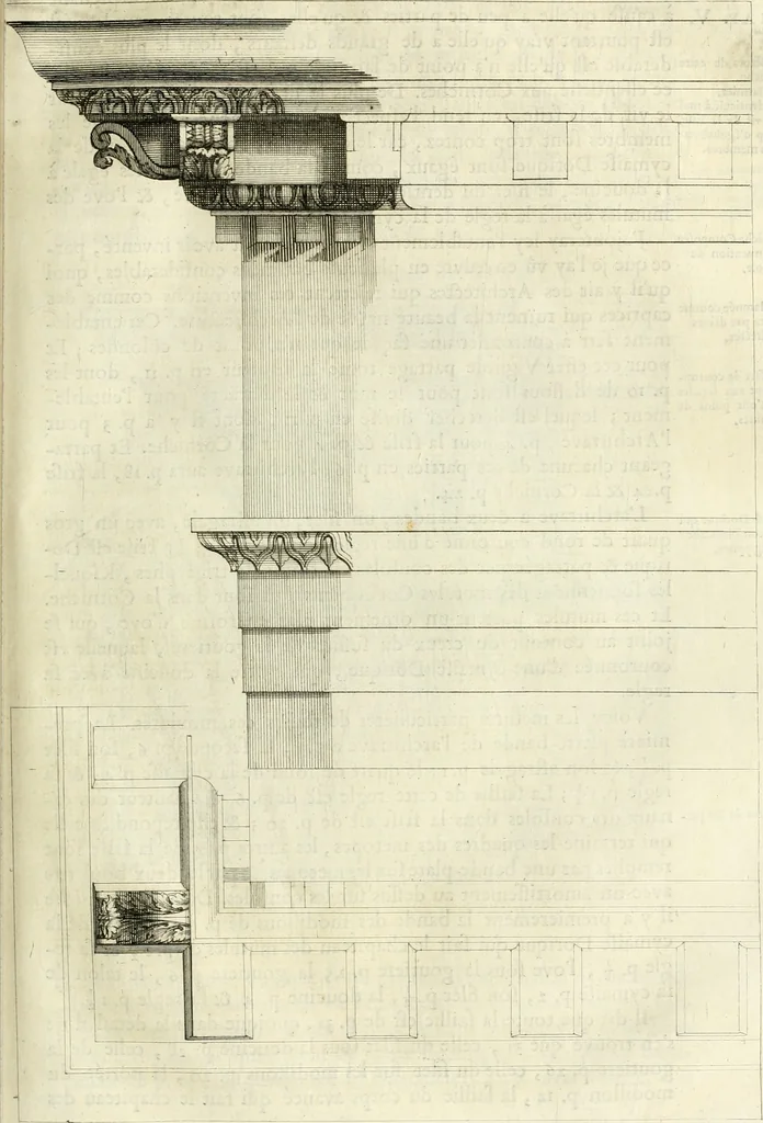 An illustration from Cours d'architecture enseigné dans l'Academie royale d'architecture : premiere[-cinquième] partie ..., 1675, leaf 336