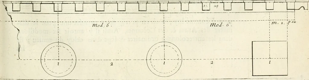 An illustration from Cours d'architecture enseigné dans l'Academie royale d'architecture : premiere[-cinquième] partie ..., 1675, leaf 394