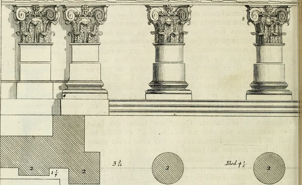 An illustration from Cours d'architecture enseigné dans l'Academie royale d'architecture : premiere[-cinquième] partie ..., 1675, leaf 433