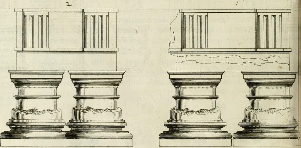 An illustration from Cours d'architecture enseigné dans l'Academie royale d'architecture : premiere[-cinquième] partie ..., 1675, leaf 445
