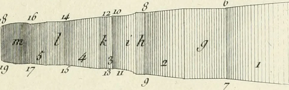 An illustration from Cours de géométrie pratique, d'architecture militaire, de perspective et de paysage : avec un dictionnaire des termes de l'architecture, dirigés relativement aux connoissances essentielles que doivent avoir, dans ces quatre premiers genres d'étude du dessein, les jeunes gentilshommes destinés à l'etat militaire, 1773, leaf 118