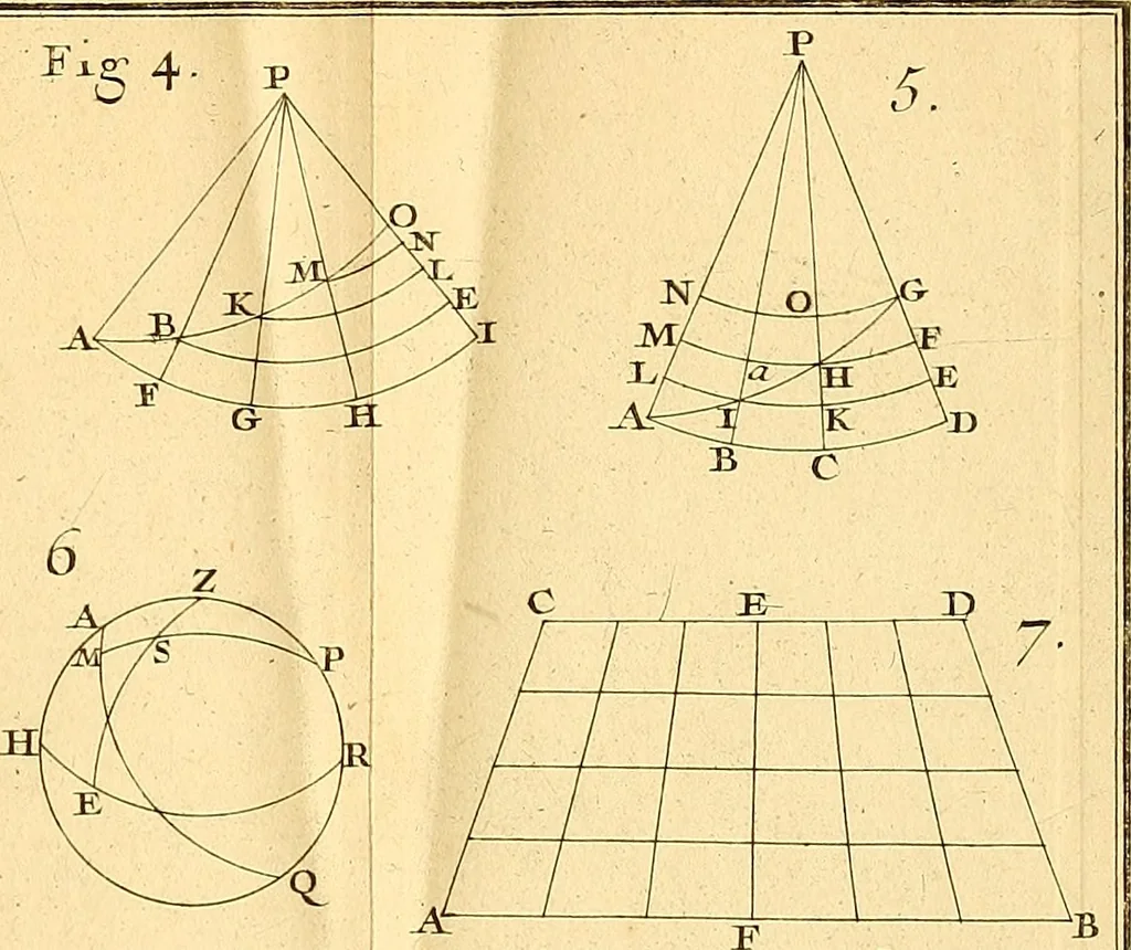 An illustration from Cours de mathématique : contenant toutes les parties de cette science, mises à la portée des commençants, 1757, leaf 402