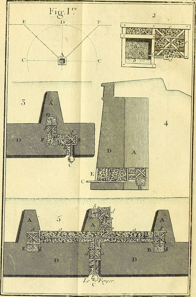 An illustration from Cours de mathématique : contenant toutes les parties de cette science, mises à la portée des commençants, 1757, leaf 186