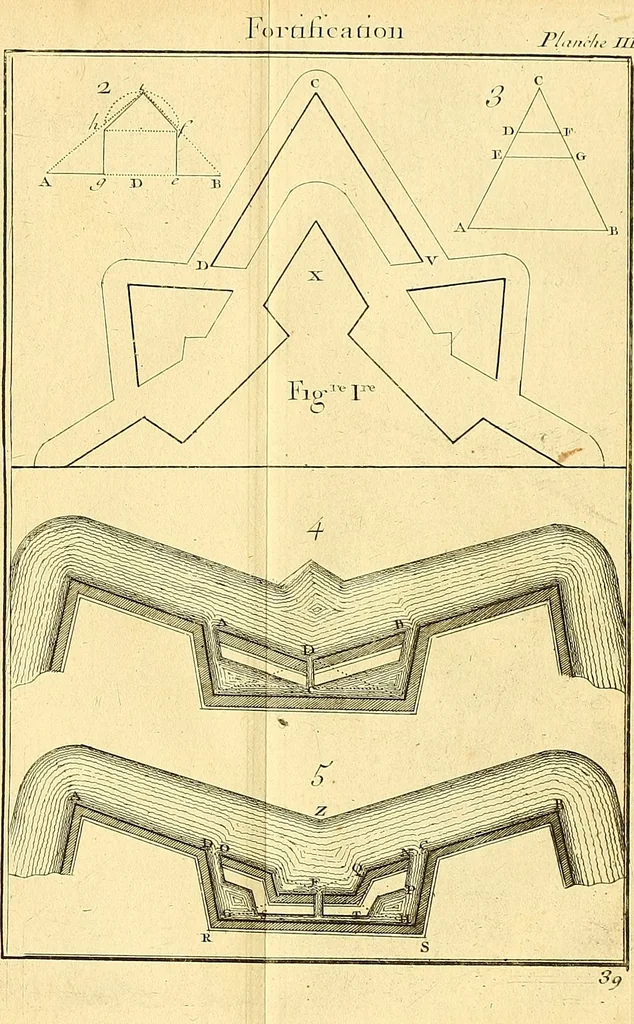 An illustration from Cours de mathématique : contenant toutes les parties de cette science, mises à la portée des commençants, 1757, leaf 72