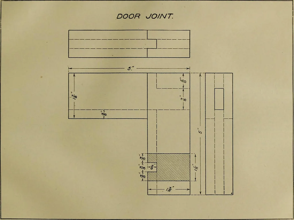 An illustration from A course in mechanical drawing for evening schools and self-instruction, 1896, leaf 33