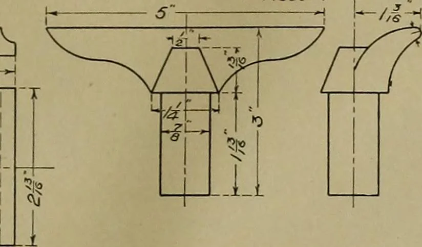 An illustration from A course in mechanical drawing for evening schools and self-instruction, 1896, leaf 83