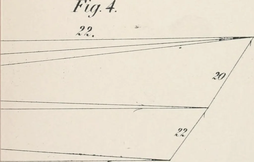An illustration from A course on the stresses in bridge and roof trusses, arched ribs and suspension bridges, 1904, leaf 540