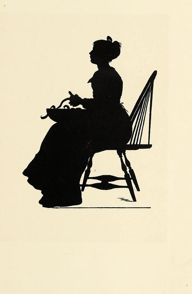 An illustration from The courtin', 1874, leaf 39