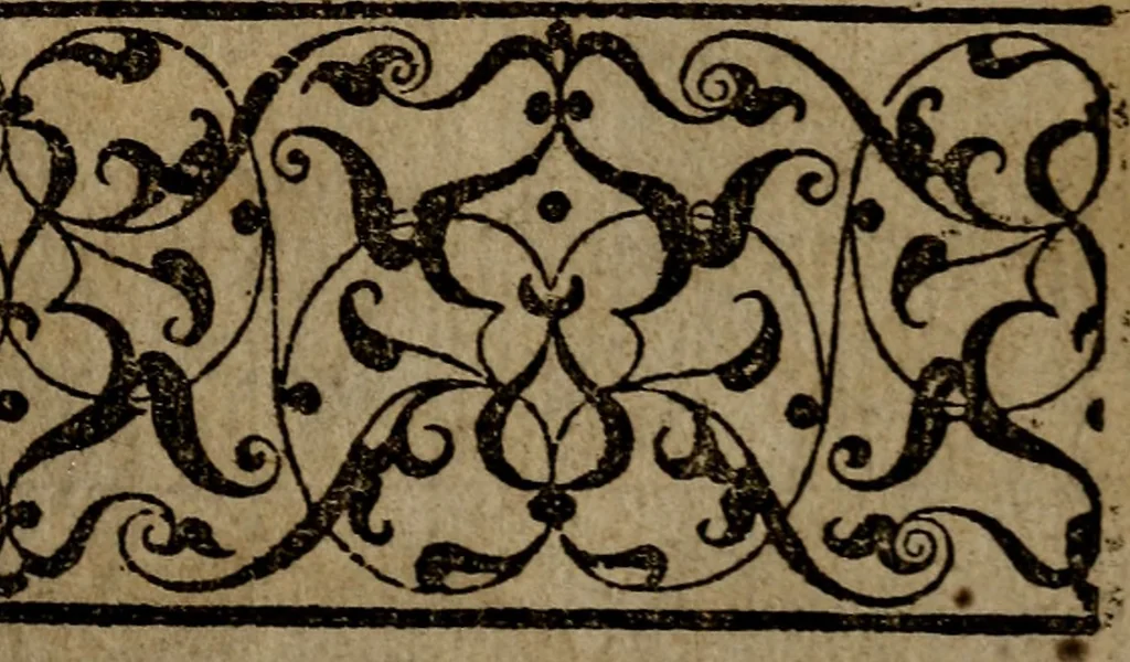 An illustration from The courtier of Count Baldessar Castilio : deuided into foure books : verie necessarie and profitable for young gentlemen and gentlewomen abiding in court, pallace, or place, 1588, leaf 2