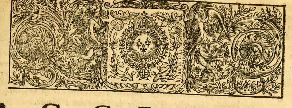 An illustration from Coustumes de Beauvoisis, 1690, leaf 701