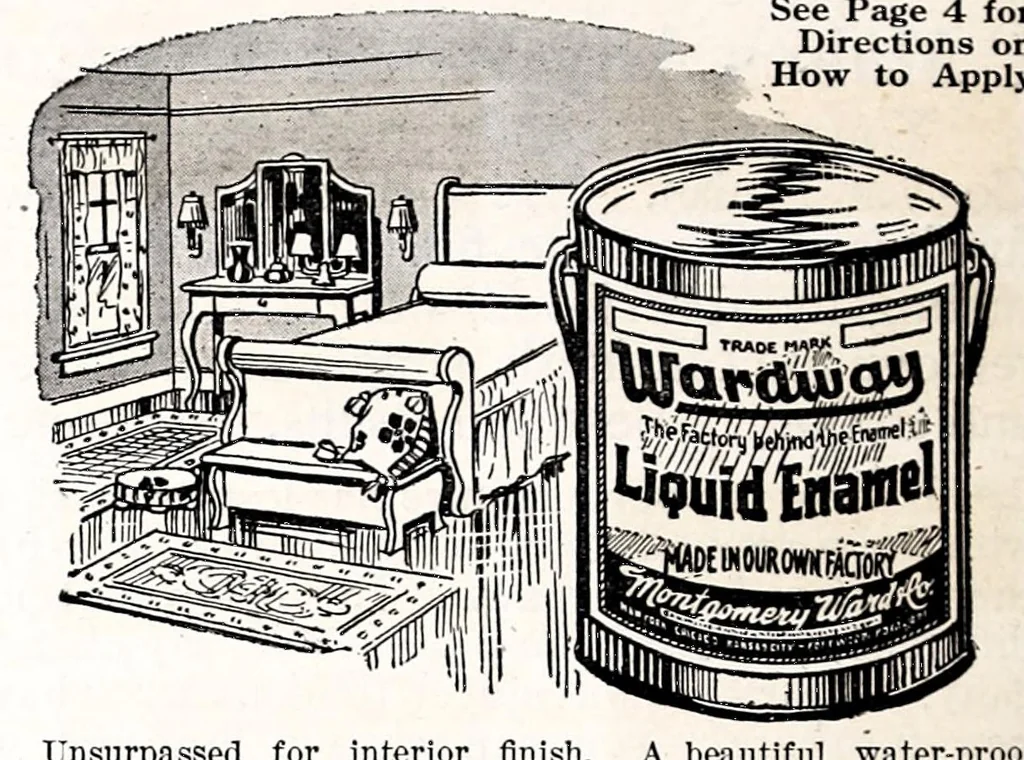 An illustration from Coverall paint, 1918, 1918, leaf 28