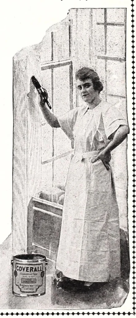 An illustration from Coverall paint, 1918, 1918, leaf 5