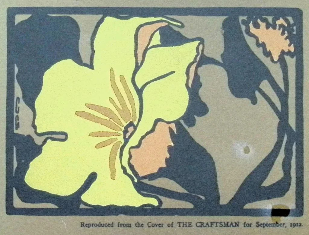 An illustration from Craftsman Furnishings For The Home, 1912, leaf 0