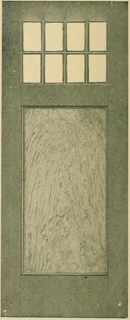 An illustration from Craftsman bungalows : a collection of the latest designs dedicated to the lover of a convenient home by Jud Yoho., 1912, leaf 87