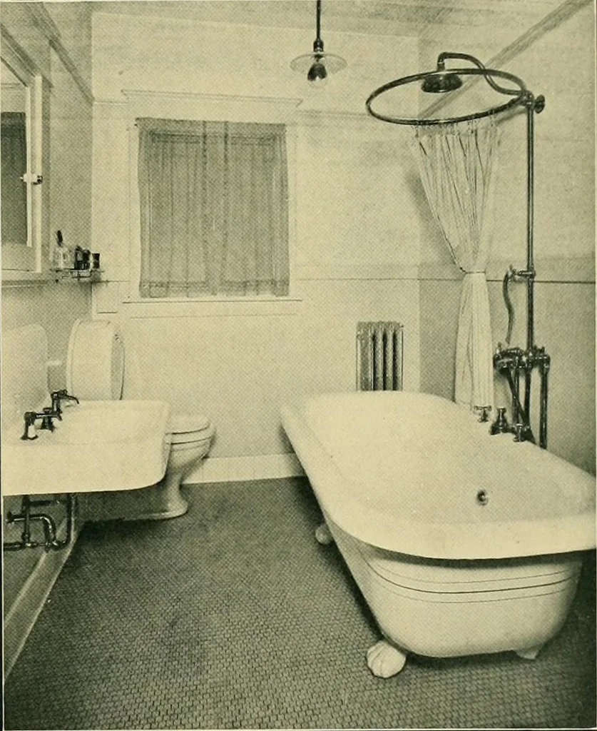 An illustration from Craftsman bungalows : a collection of the latest designs dedicated to the lover of a convenient home by Jud Yoho., 1912, leaf 92