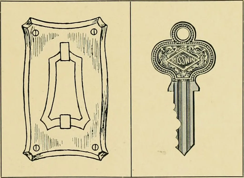 An illustration from Craftsman bungalows : a collection of the latest designs dedicated to the lover of a convenient home by Jud Yoho., 1912, leaf 96