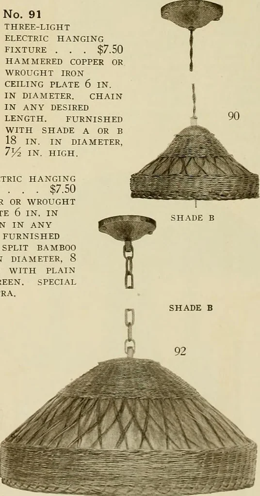 An illustration from Craftsman furnishings for the home made by Gustav Stickley, The Craftsman, Inc., Eastwood, N. Y., 1912, leaf 11