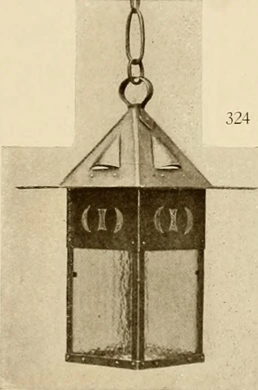 An illustration from Craftsman furnishings for the home made by Gustav Stickley, The Craftsman, Inc., Eastwood, N. Y., 1912, leaf 14