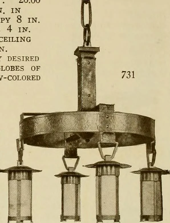 An illustration from Craftsman furnishings for the home made by Gustav Stickley, The Craftsman, Inc., Eastwood, N. Y., 1912, leaf 15