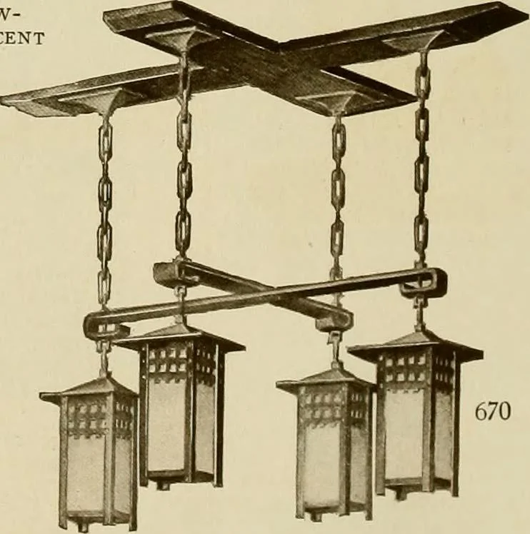 An illustration from Craftsman furnishings for the home made by Gustav Stickley, The Craftsman, Inc., Eastwood, N. Y., 1912, leaf 15
