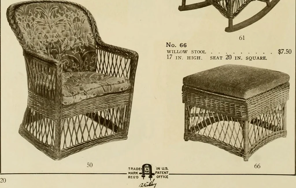 An illustration from Craftsman furnishings for the home made by Gustav Stickley, The Craftsman, Inc., Eastwood, N. Y., 1912, leaf 23