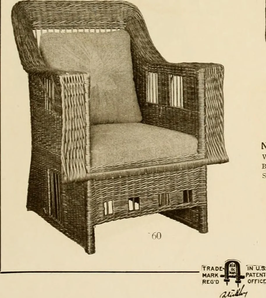 An illustration from Craftsman furnishings for the home made by Gustav Stickley, The Craftsman, Inc., Eastwood, N. Y., 1912, leaf 24