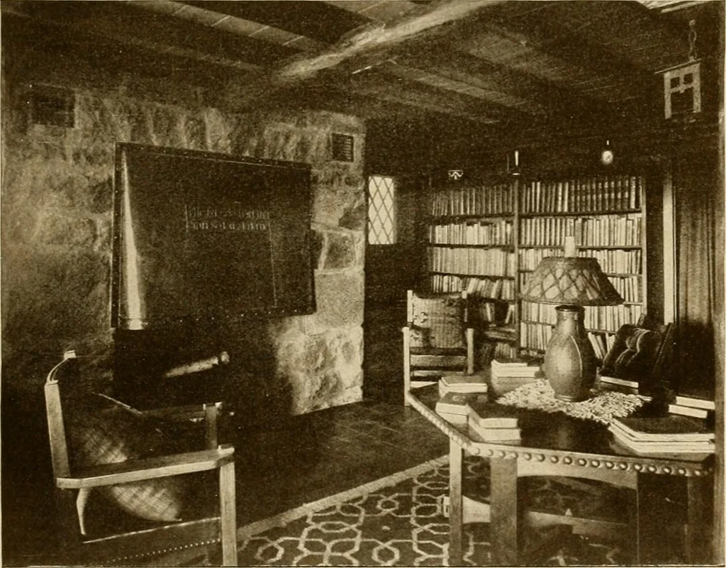 An illustration from Craftsman furnishings for the home made by Gustav Stickley, The Craftsman, Inc., Eastwood, N. Y., 1912, leaf 4