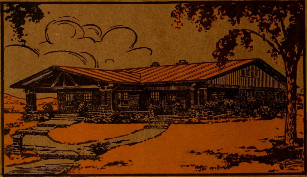 An illustration from Craftsman furnishings for the home made by Gustav Stickley, The Craftsman, Inc., Eastwood, N. Y., 1912, leaf 69