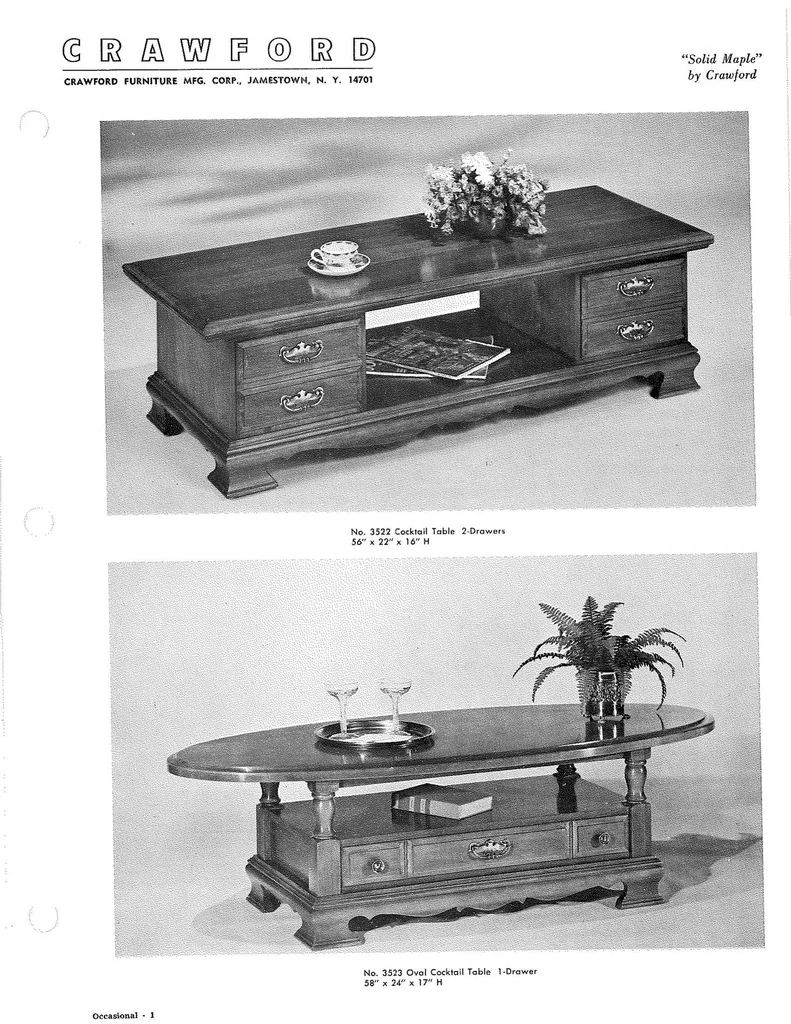An illustration from Crawford Furniture Manufacturing Corporation 1973, 1973, leaf 32