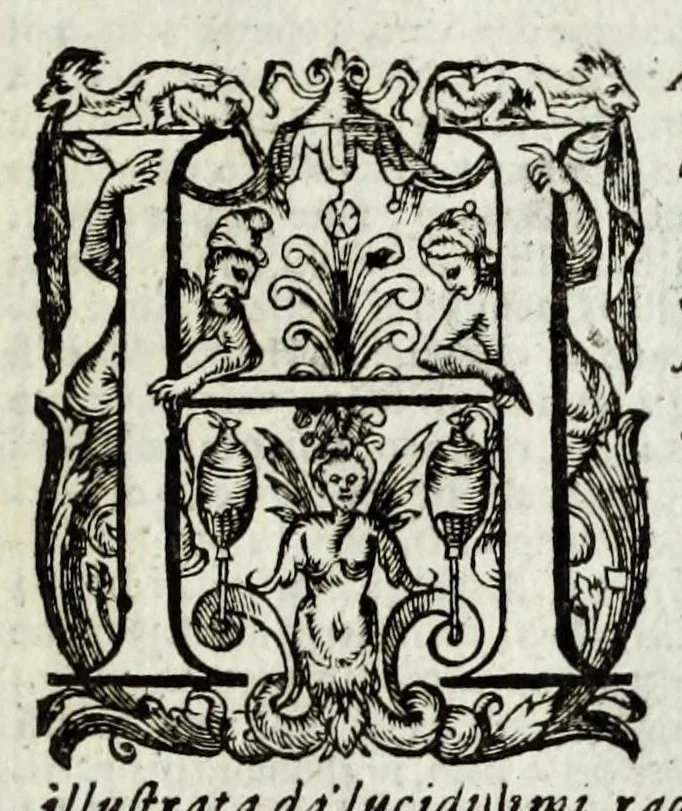 An illustration from Cremona fedelissima citta, et nobilissima colonia de Romani : rappresentata in disegno col suo contato et illustrata d'vna breue historia delle cose piu notabili appartenenti ad essa, et dei ritratti naturali de duchi et duchesse di Milano, e compendio delle lor vite, 1645, leaf 13