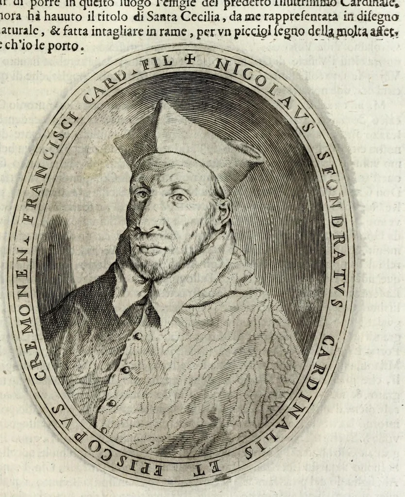 An illustration from Cremona fedelissima citta, et nobilissima colonia de Romani : rappresentata in disegno col suo contato et illustrata d'vna breue historia delle cose piu notabili appartenenti ad essa, et dei ritratti naturali de duchi et duchesse di Milano, e compendio delle lor vite, 1645, leaf 237