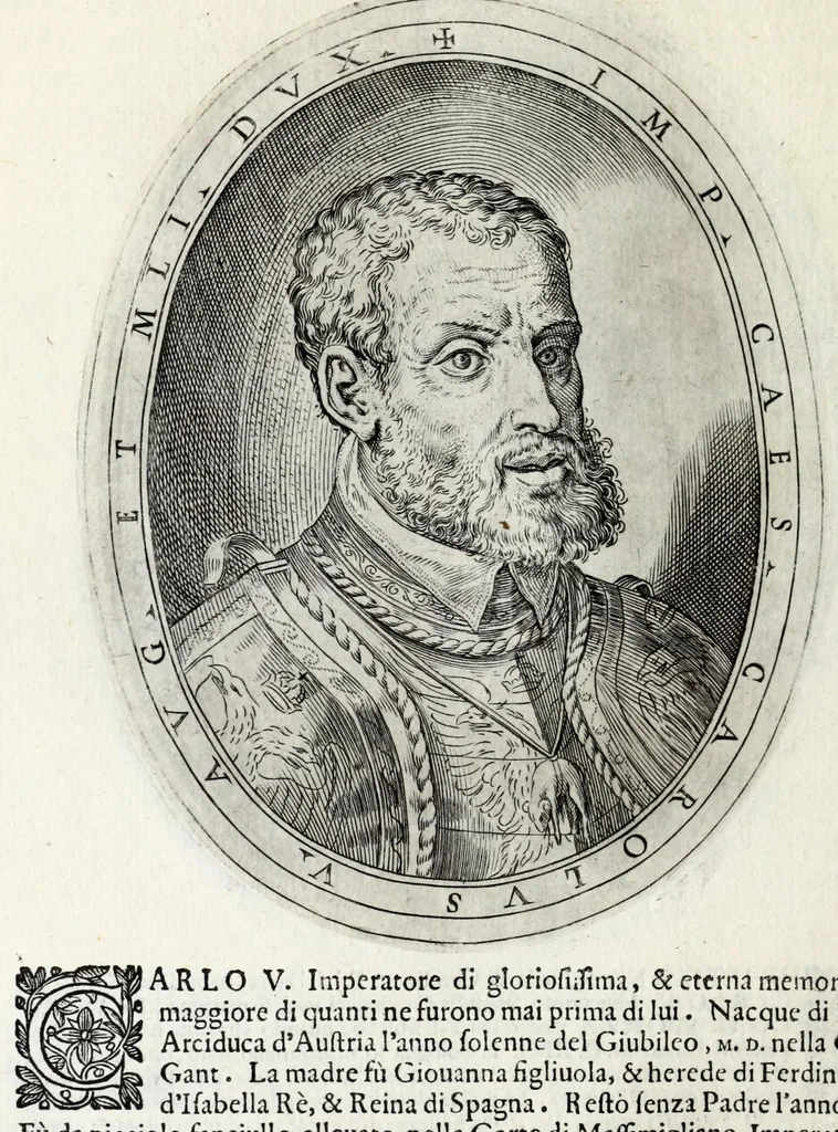 An illustration from Cremona fedelissima citta, et nobilissima colonia de Romani : rappresentata in disegno col suo contato et illustrata d'vna breue historia delle cose piu notabili appartenenti ad essa, et dei ritratti naturali de duchi et duchesse di Milano, e compendio delle lor vite, 1645, leaf 296