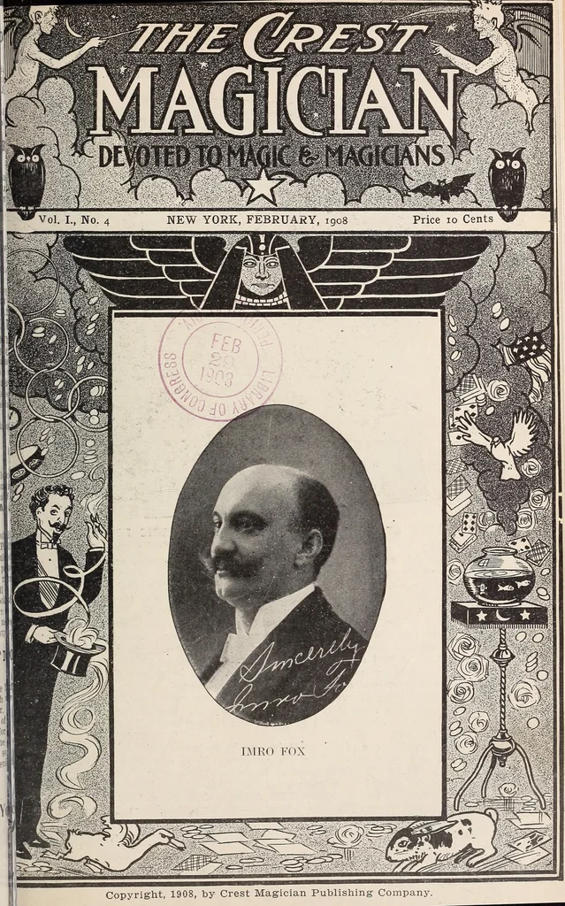 An illustration from The crest magician, 1907, leaf 65