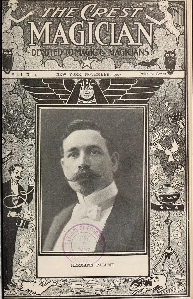 An illustration from The crest magician, 1907, leaf 7